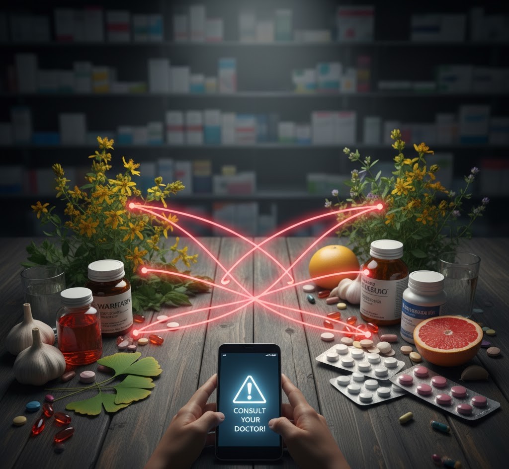 Common Herbs and Prescription Drugs